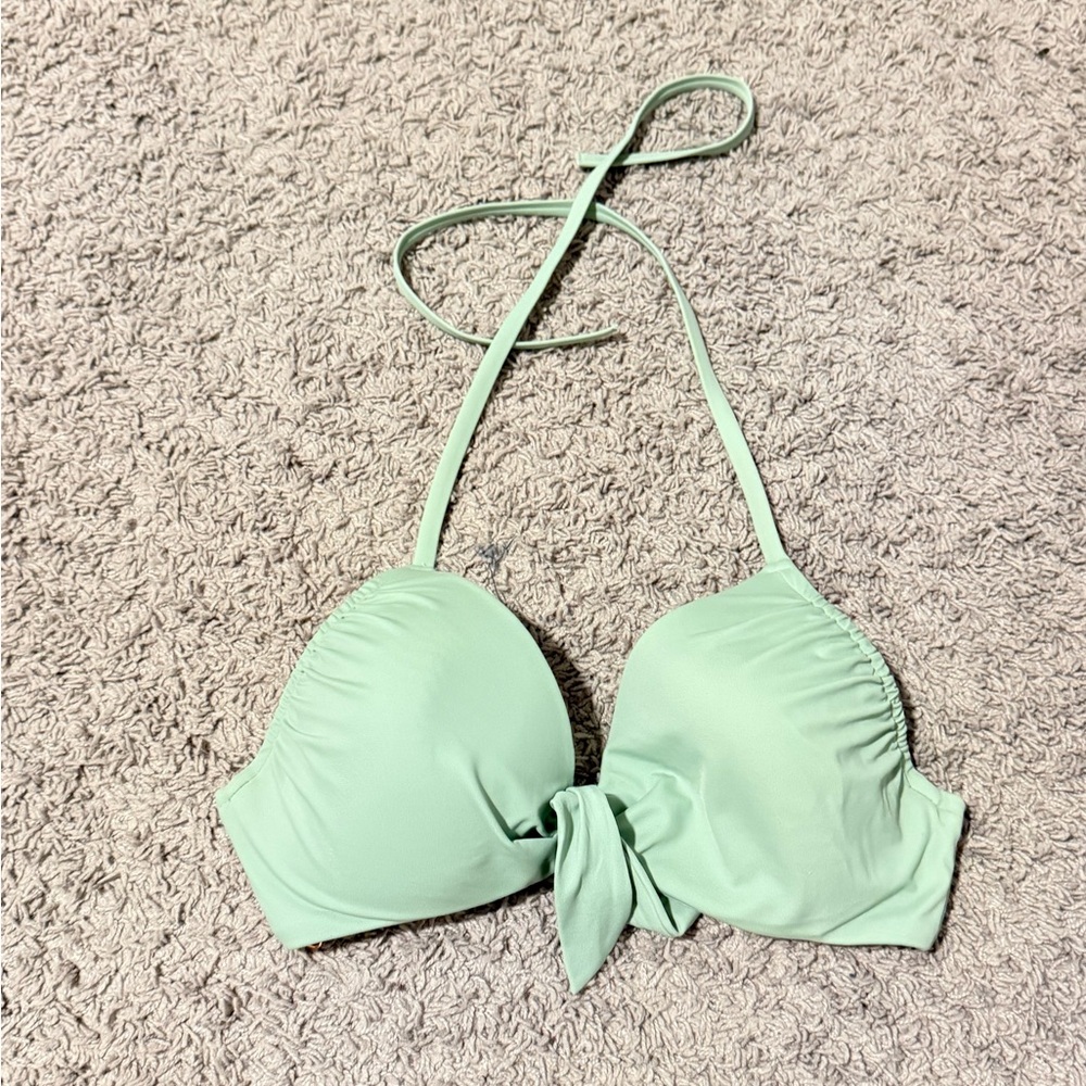 Shade & Shore Light Green Bikini Top